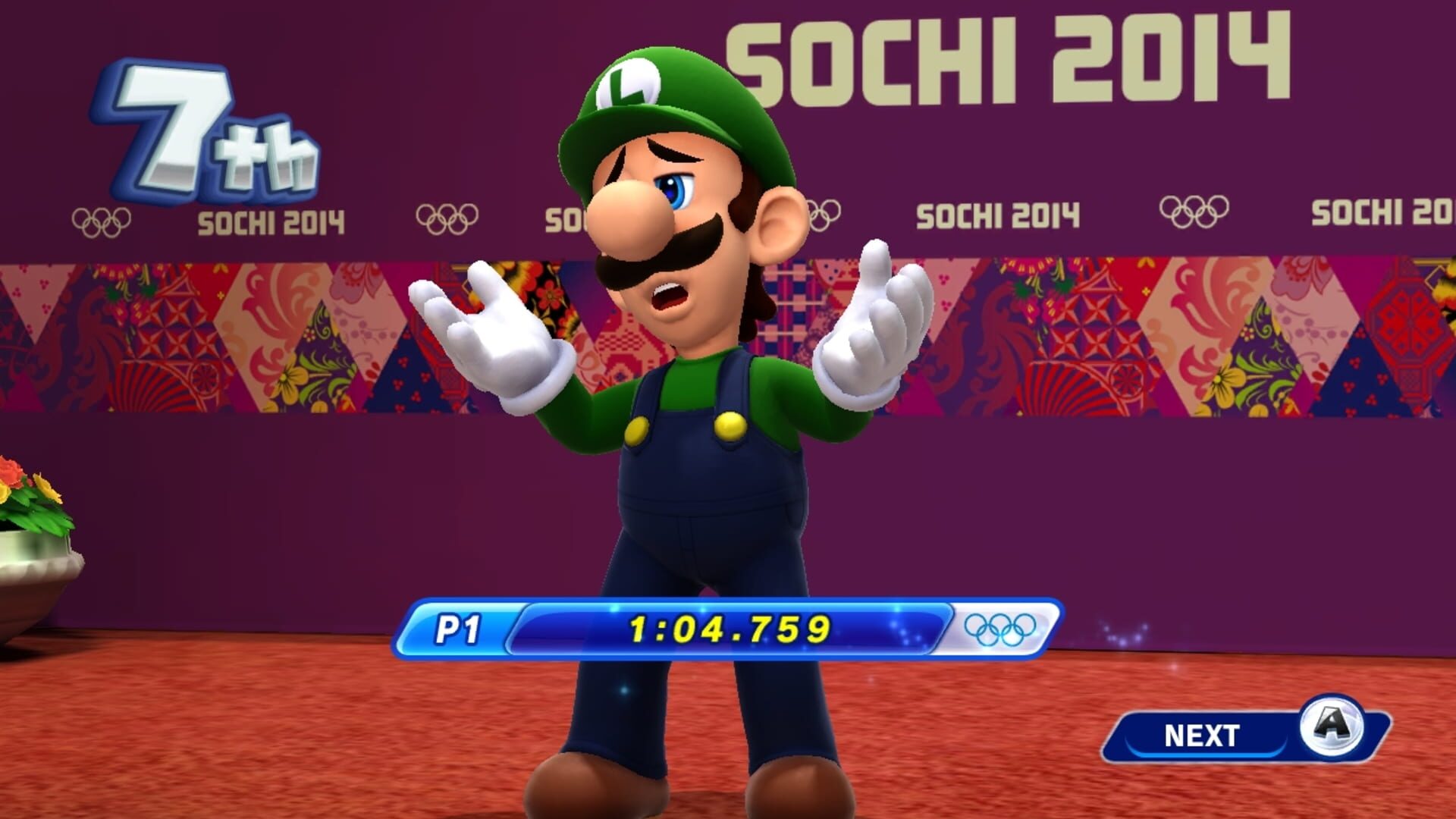 Illustration de Mario & Sonic at the Sochi 2014 Olympic Winter Games