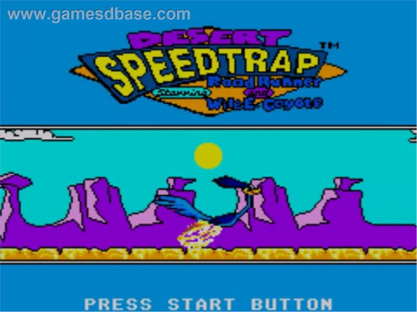 Illustration de Desert Speedtrap Starring Road Runner & Wile E. Coyote