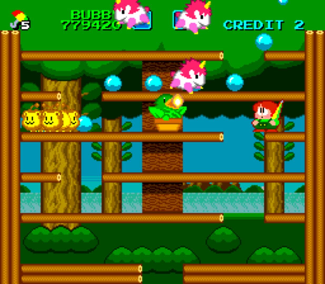 Illustration de Parasol Stars: The Story of Bubble Bobble III