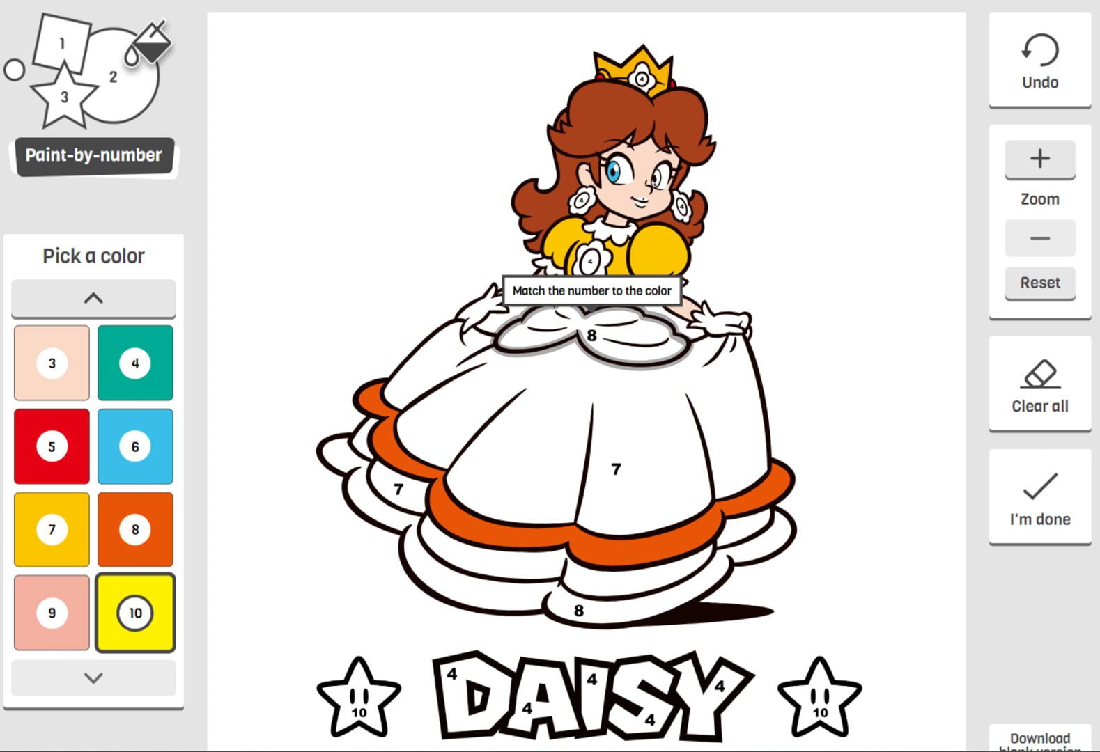 Illustration de Play Nintendo: Paint-By-Number