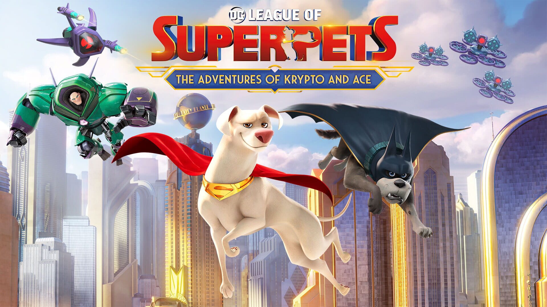 Illustration de DC League of Super-Pets: The Adventures of Krypto and Ace