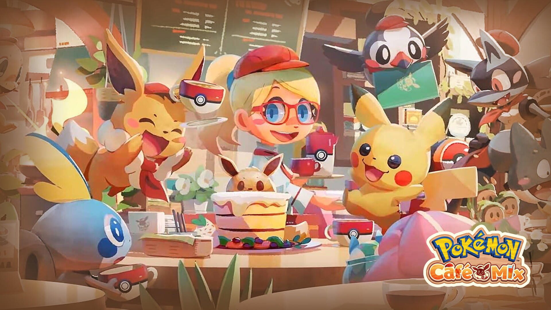 Illustration de Pokémon Café ReMix