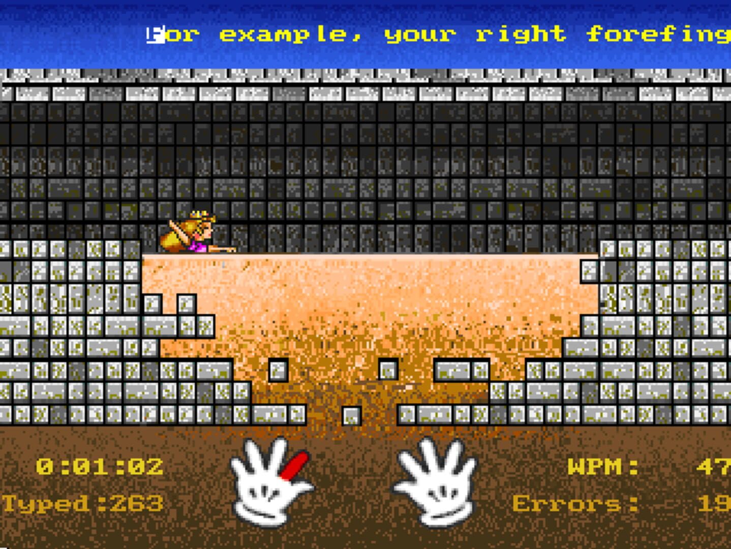 Illustration de Mario Teaches Typing 2