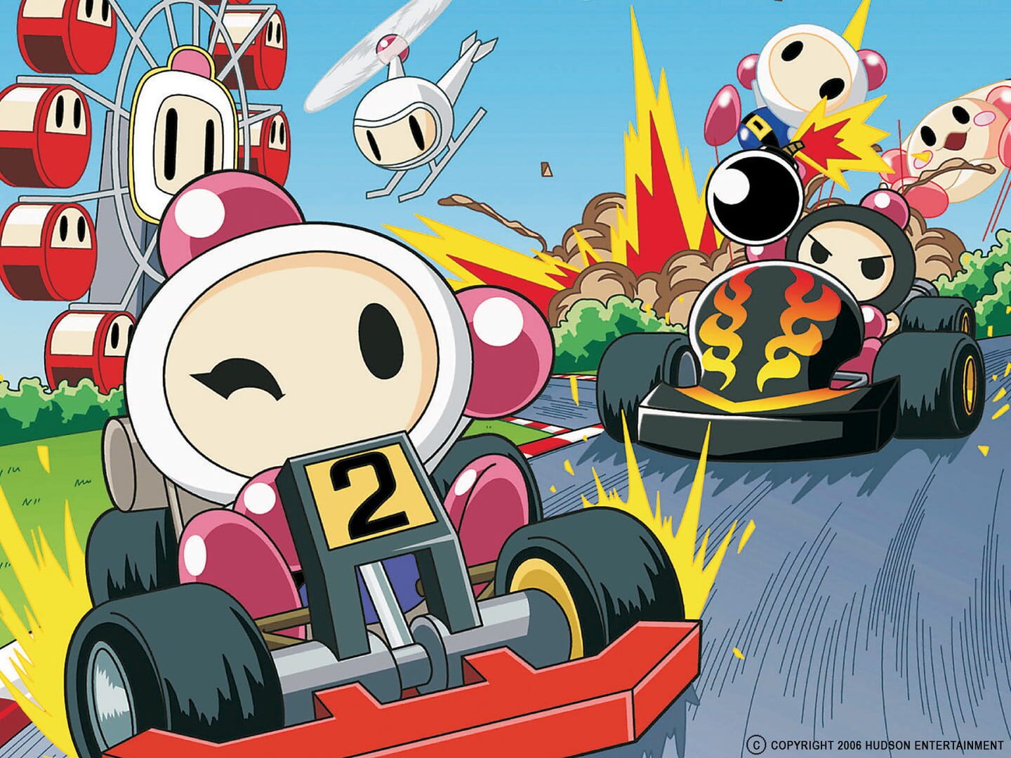 Illustration de Bomberman Kart