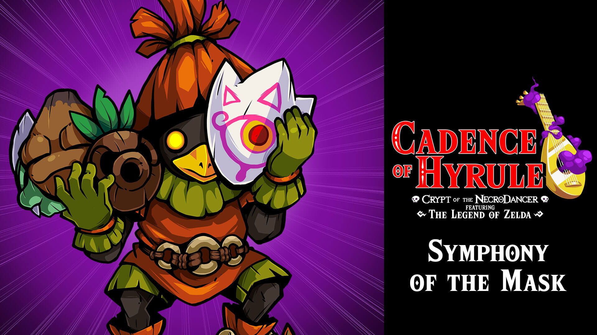 Illustration de Cadence of Hyrule: Crypt of the NecroDancer Featuring the Legend of Zelda - Symphony of the Mask