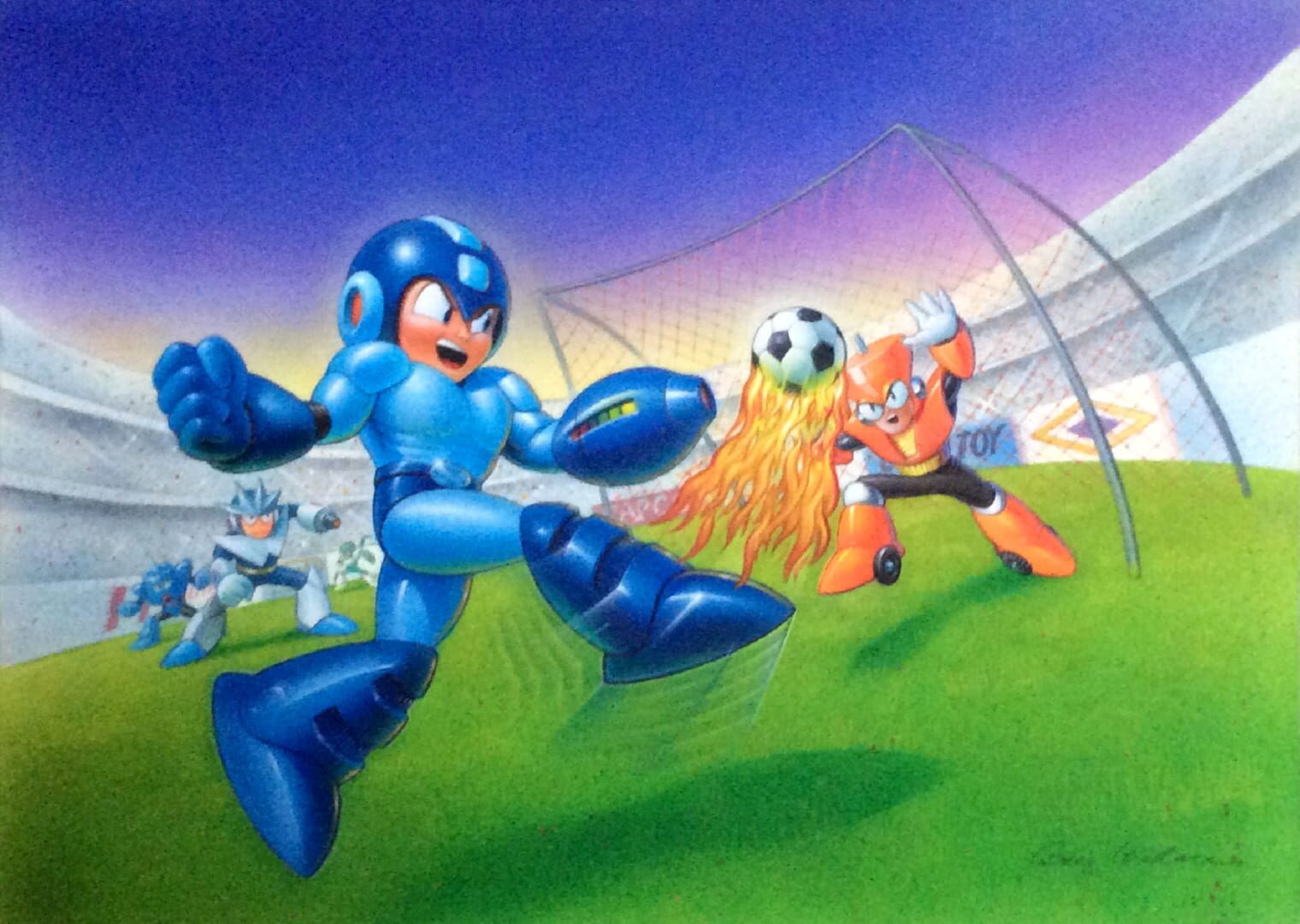 Illustration de Mega Man Soccer