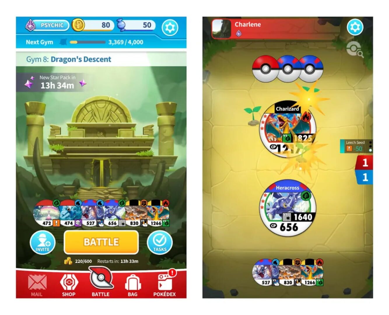 Illustration de Pokémon Medallion Battle