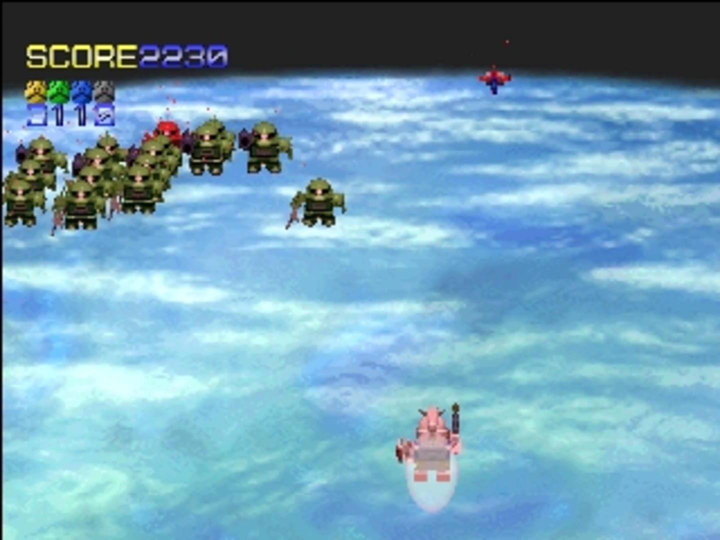Illustration de SD Gundam Over Galaxian