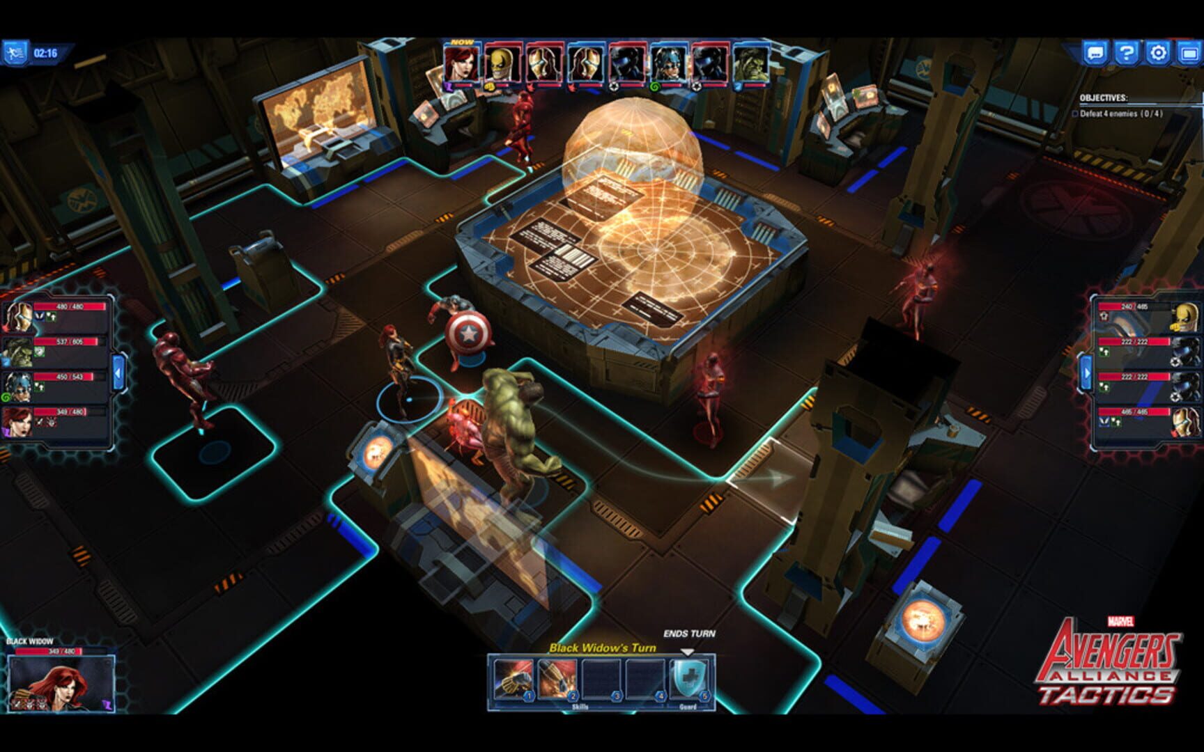 Illustration de Marvel Avengers Alliance Tactics