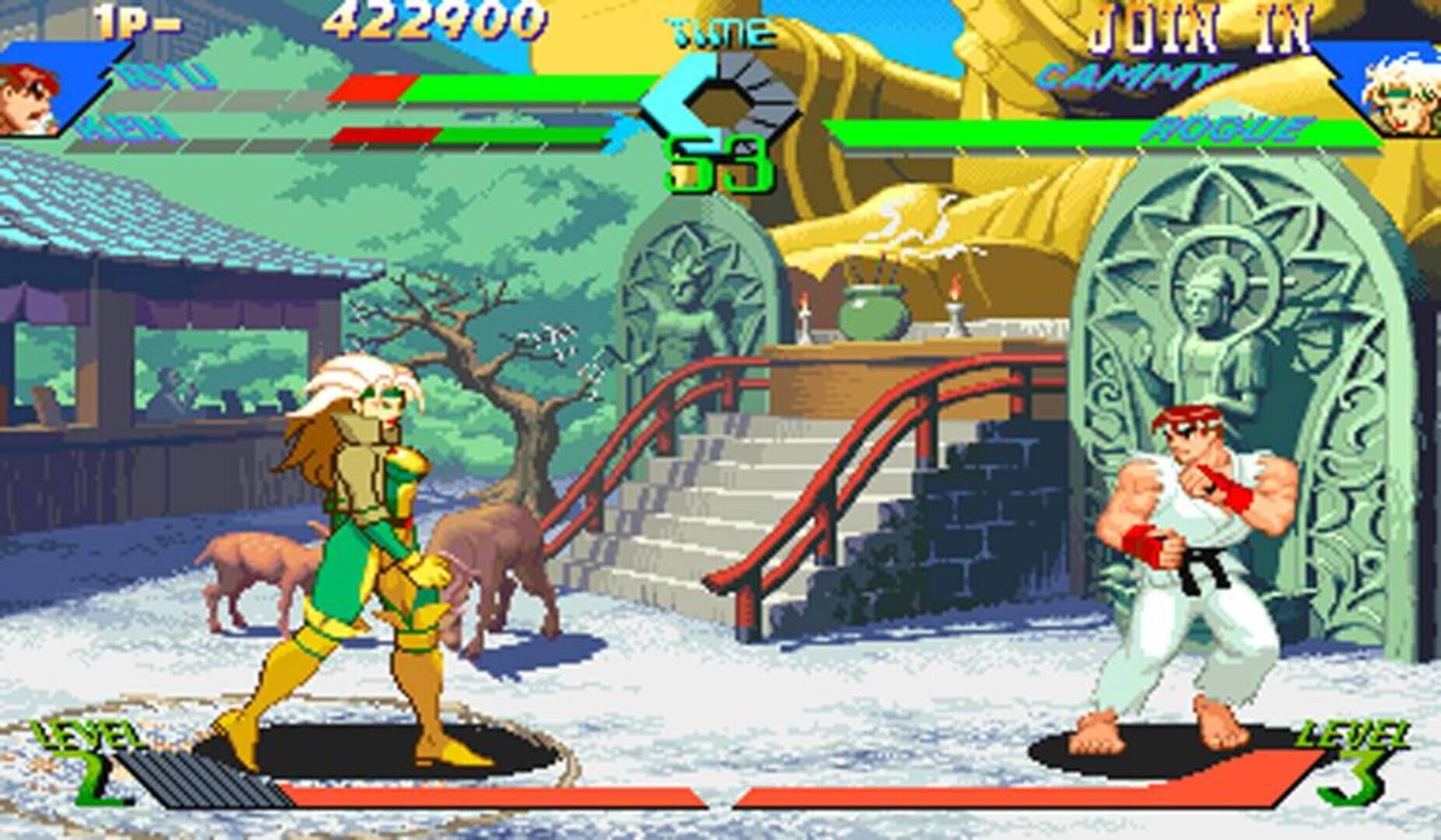 Illustration de X-Men vs. Street Fighter