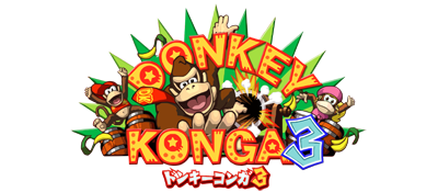 Logo de Donkey Konga 3: Tabehoudai! Haru Mogitate 50 Kyoku