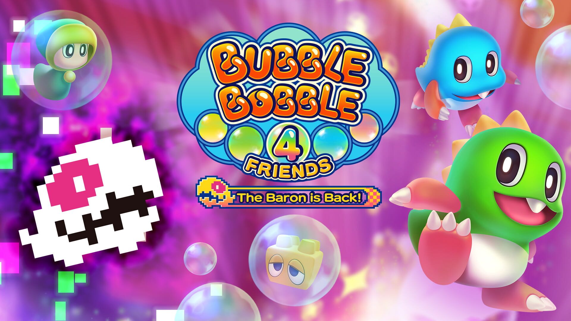 Illustration de Bubble Bobble 4 Friends: The Baron Is Back!