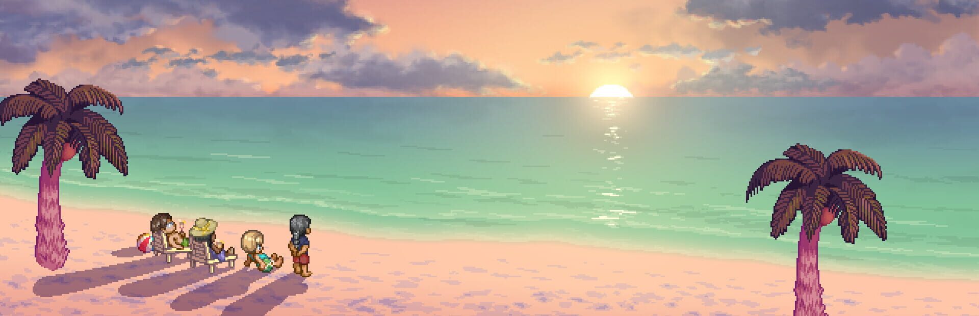 Illustration de Just a To the Moon Series Beach Episode
