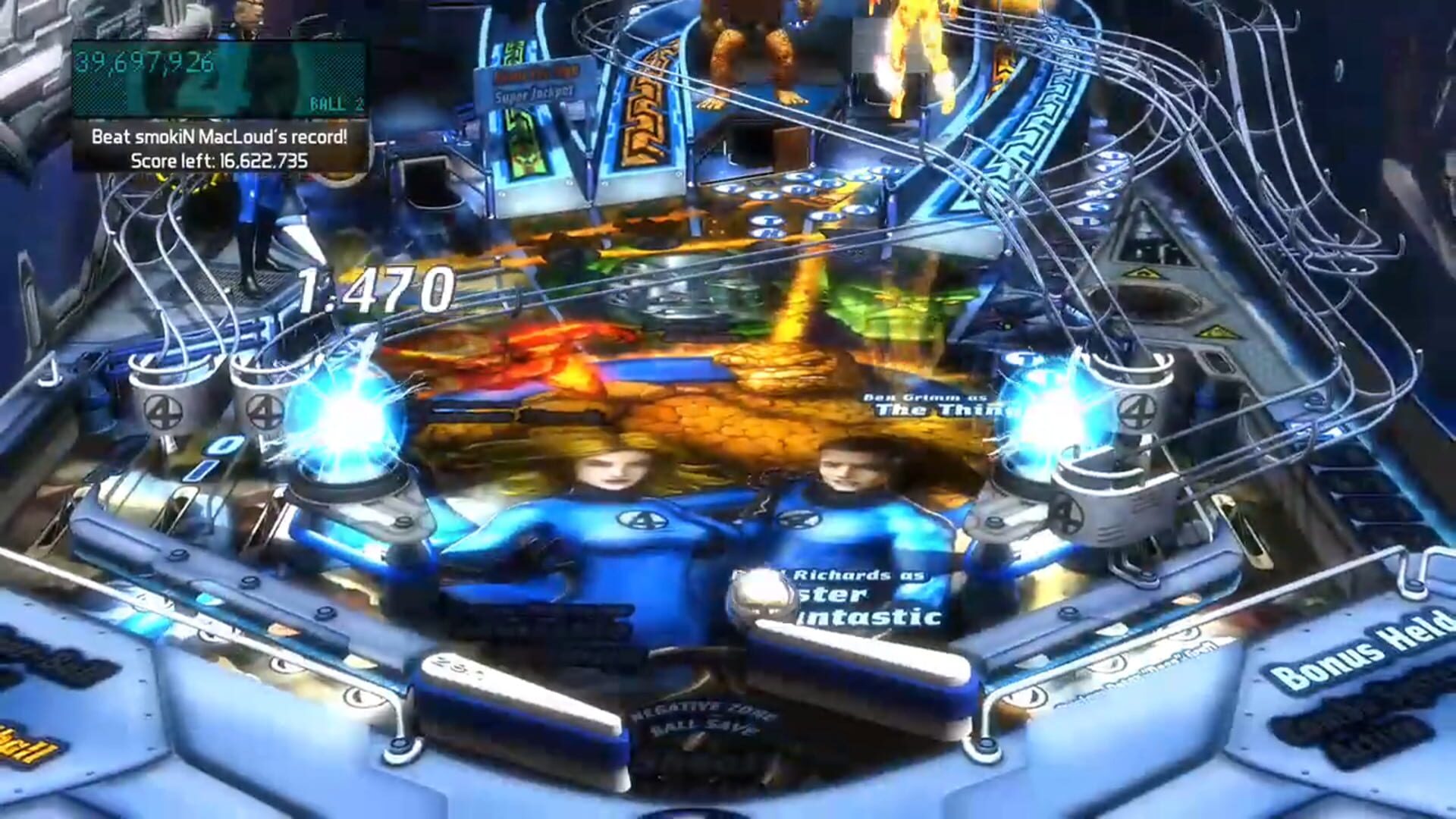 Illustration de Pinball FX2: Fantastic Four Table