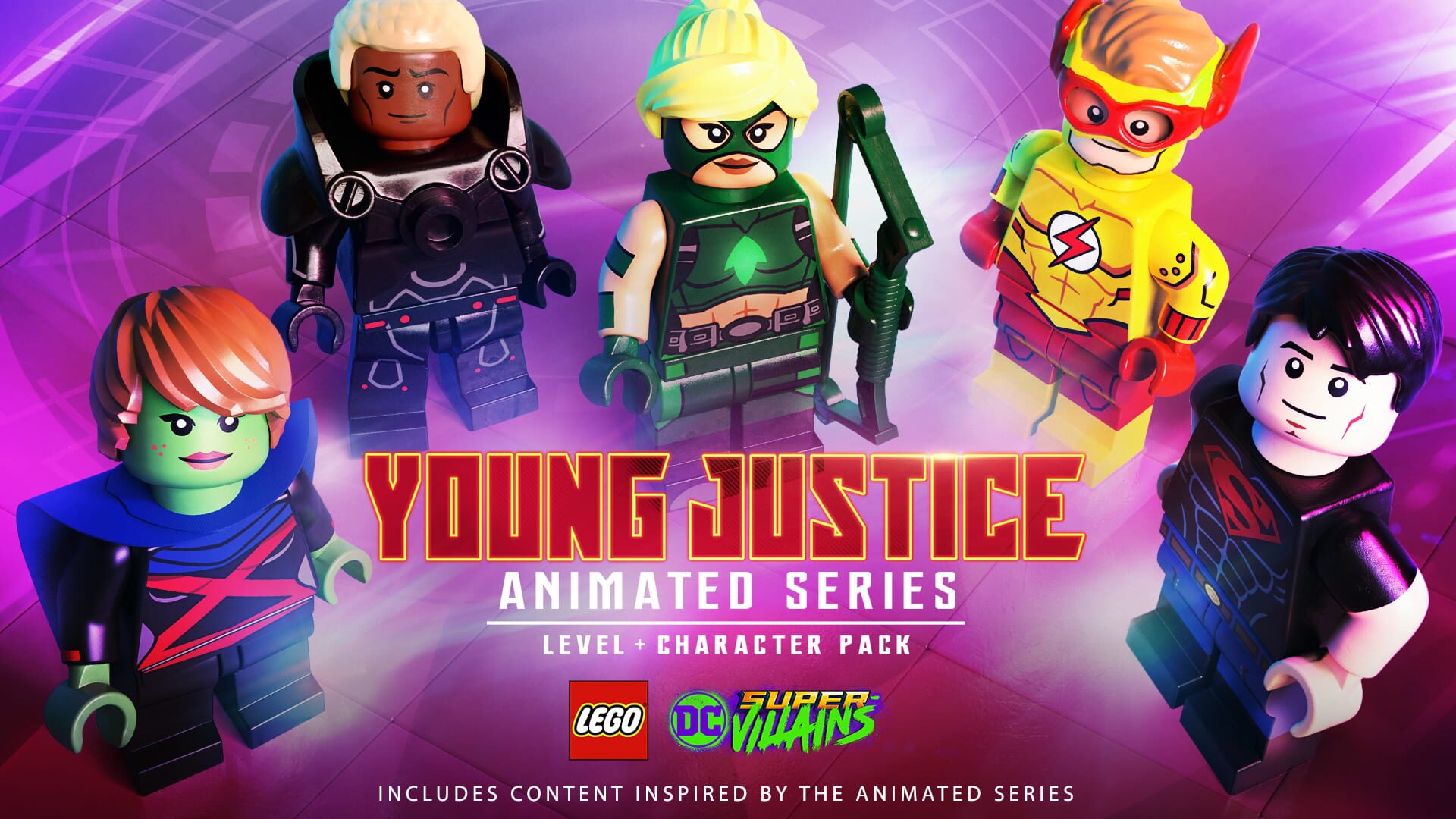Illustration de LEGO DC Super-Villains: Young Justice Level Pack