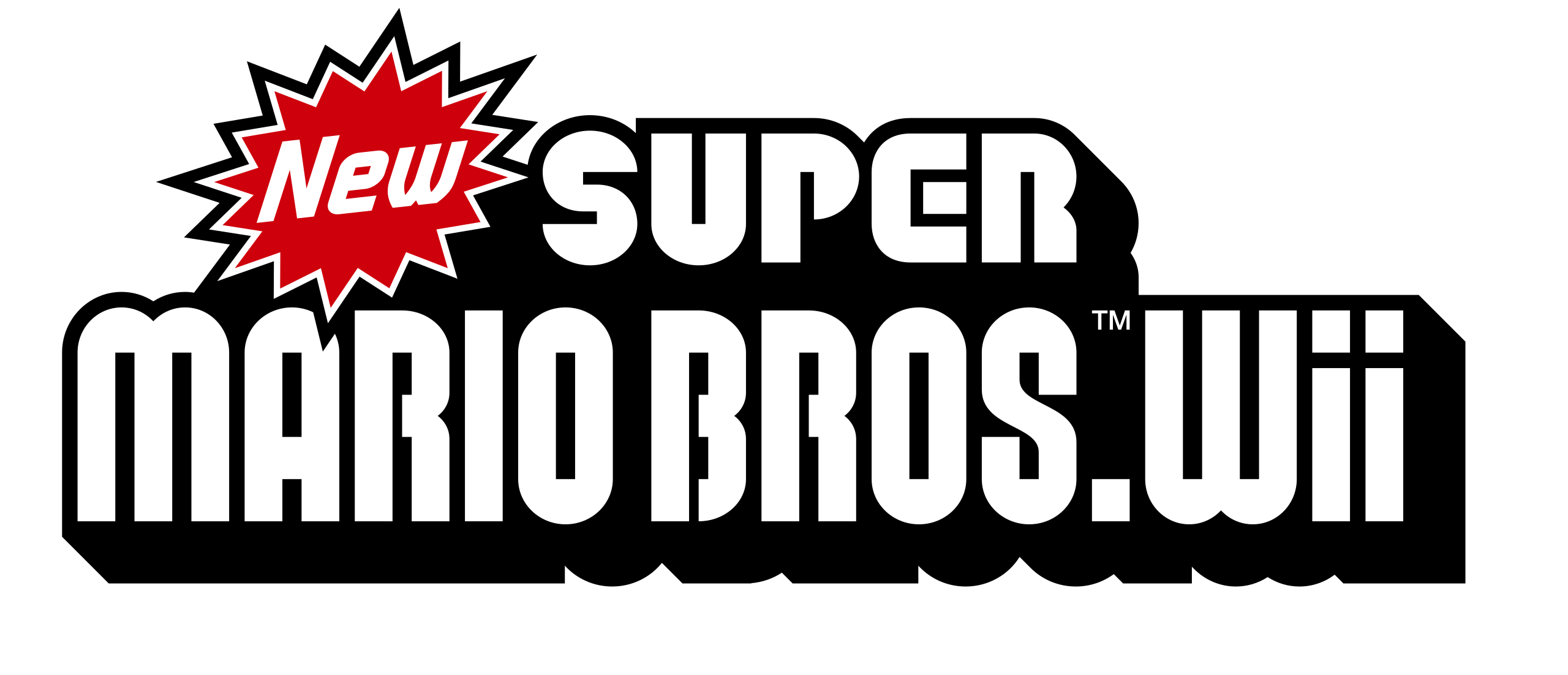 Logo de New Super Mario Bros. Wii