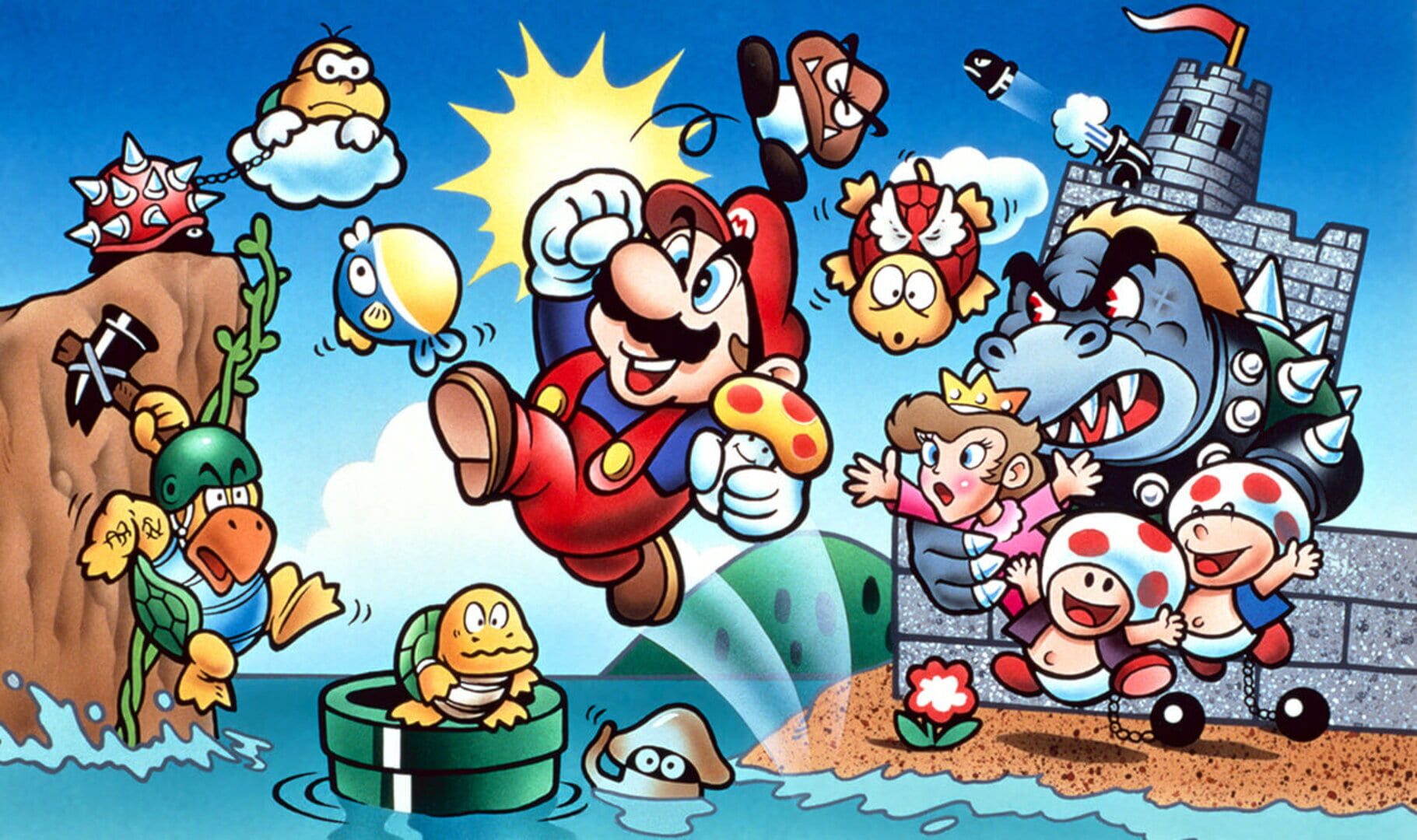 Illustration de Super Mario Bros.