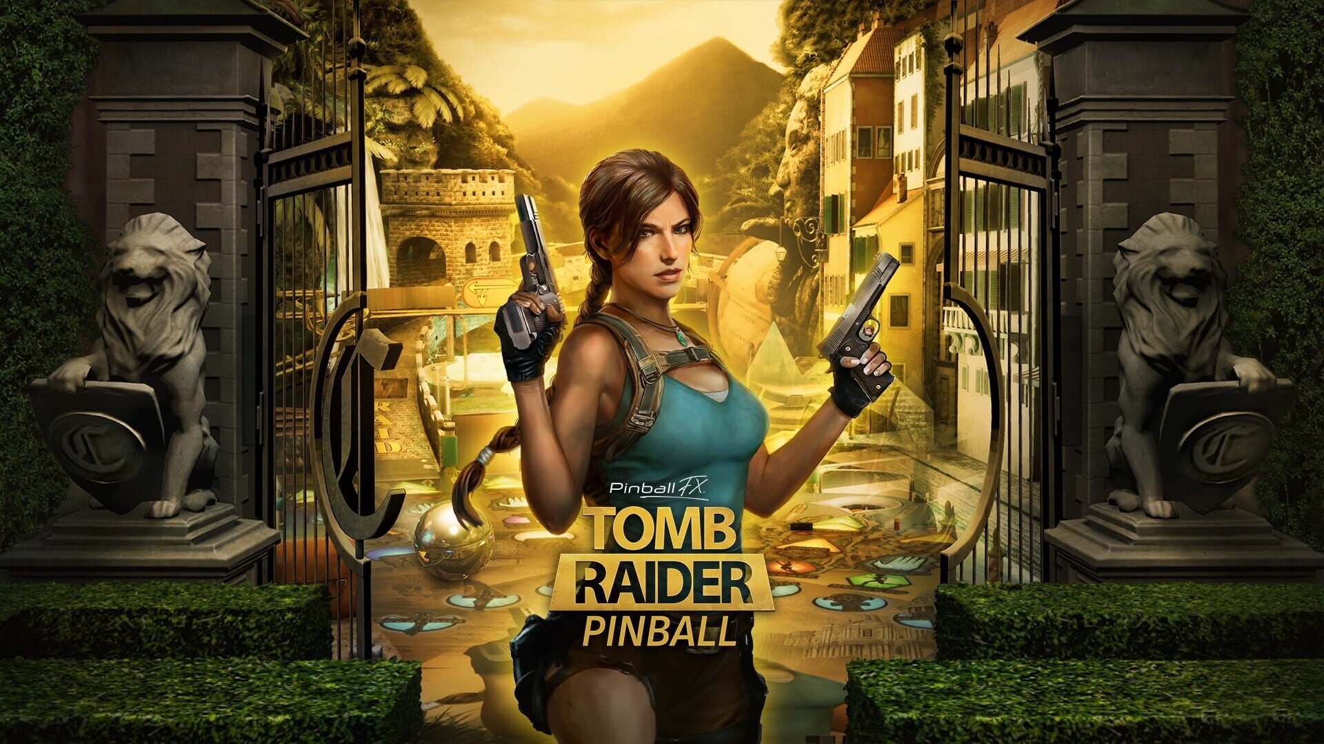 Illustration de Pinball FX: Tomb Raider Pinball