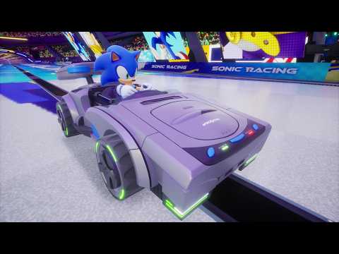 Vignette de Sonic Racing CrossWorlds enchaîne les partenariats étonnants avec Evangelion, Hello Kitty, et même Final Fantasy VII Remake