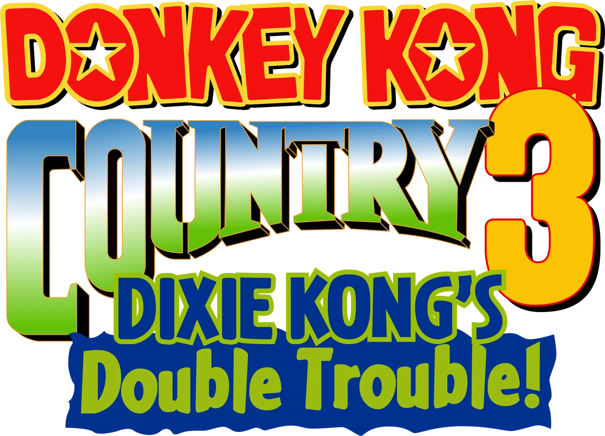 Logo de Donkey Kong Country 3: Dixie Kong's Double Trouble!