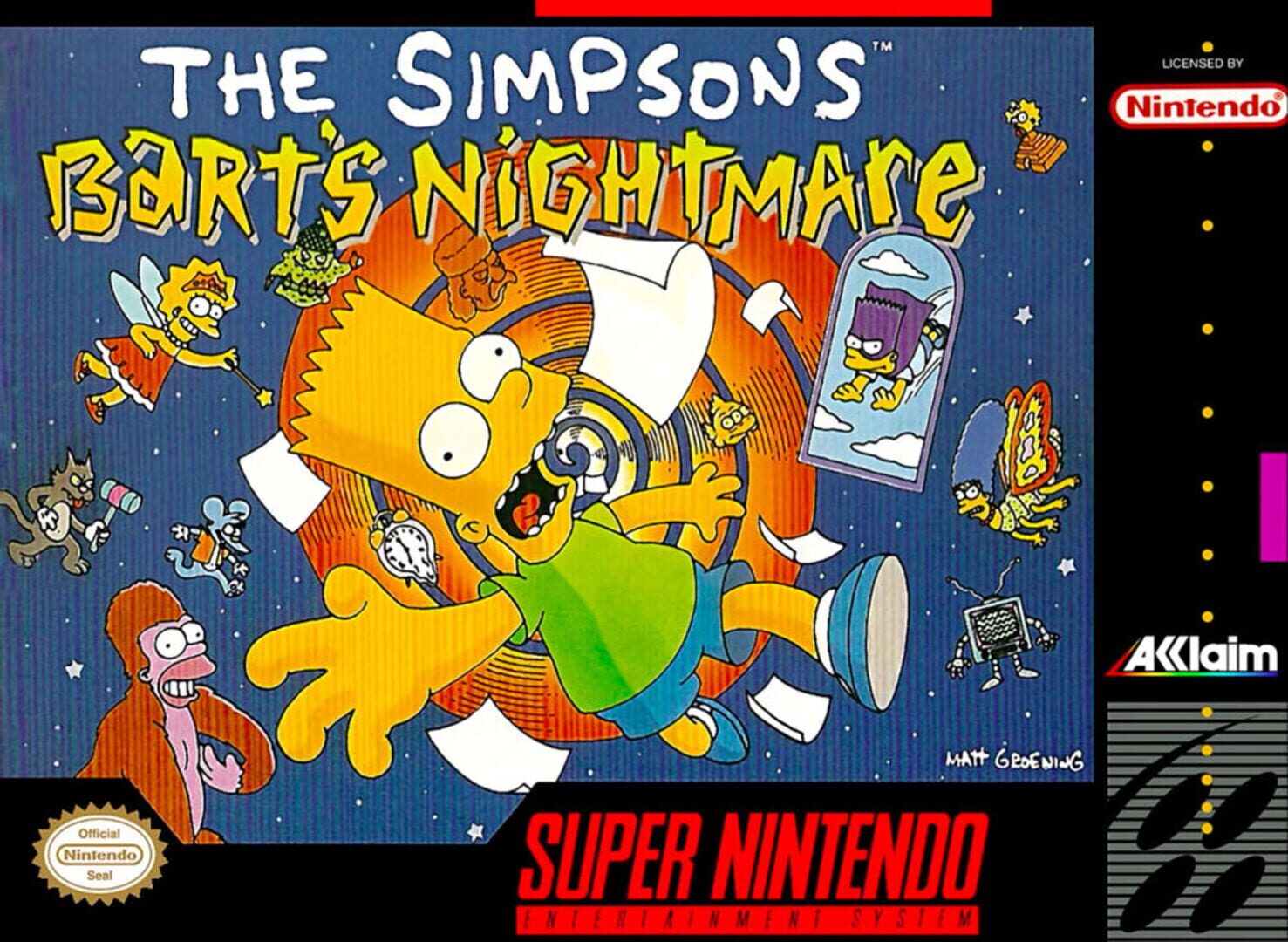 Illustration de The Simpsons: Bart's Nightmare