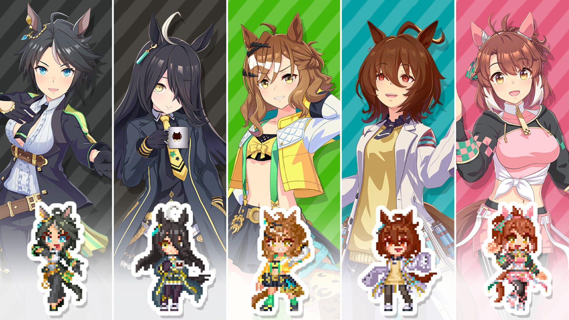 Illustration de Umamusume: Pretty Derby - Party Dash: DLC Vol. 2 - Team Geranium