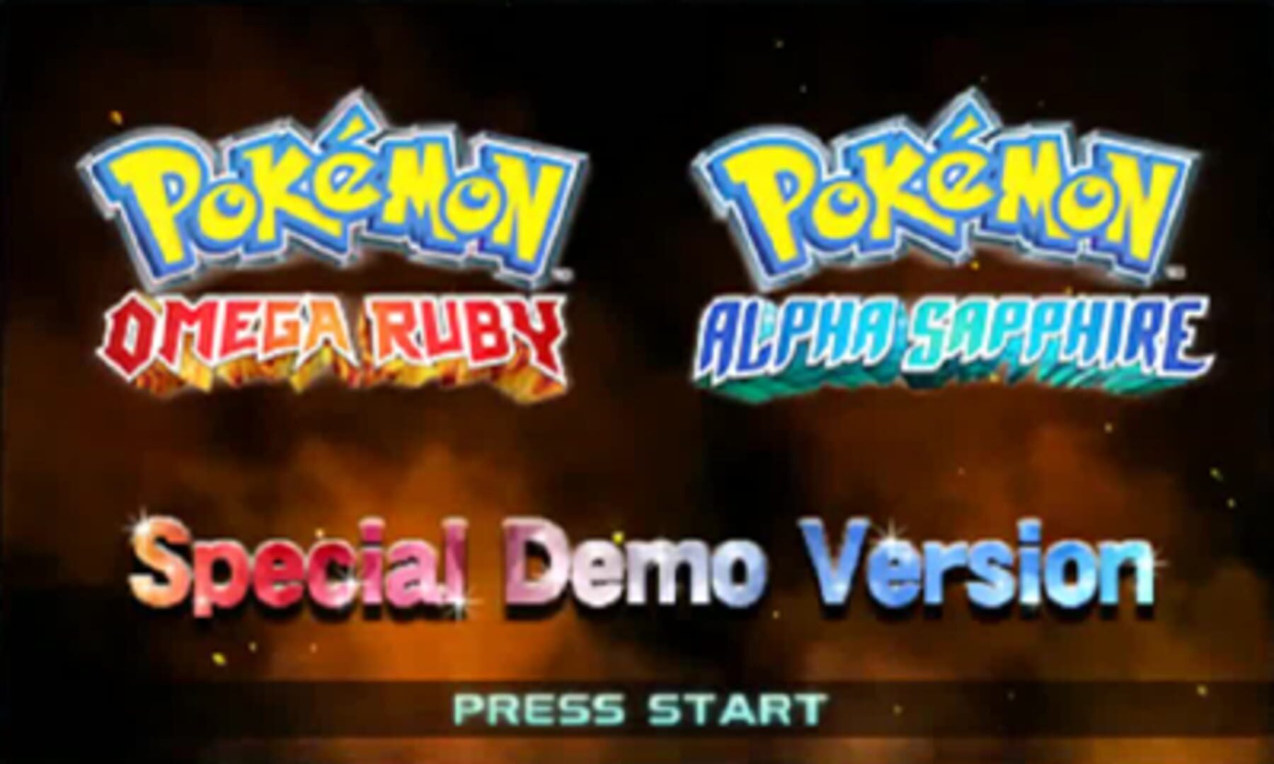 Illustration de Pokémon Omega Ruby and Alpha Sapphire Special Demo Version