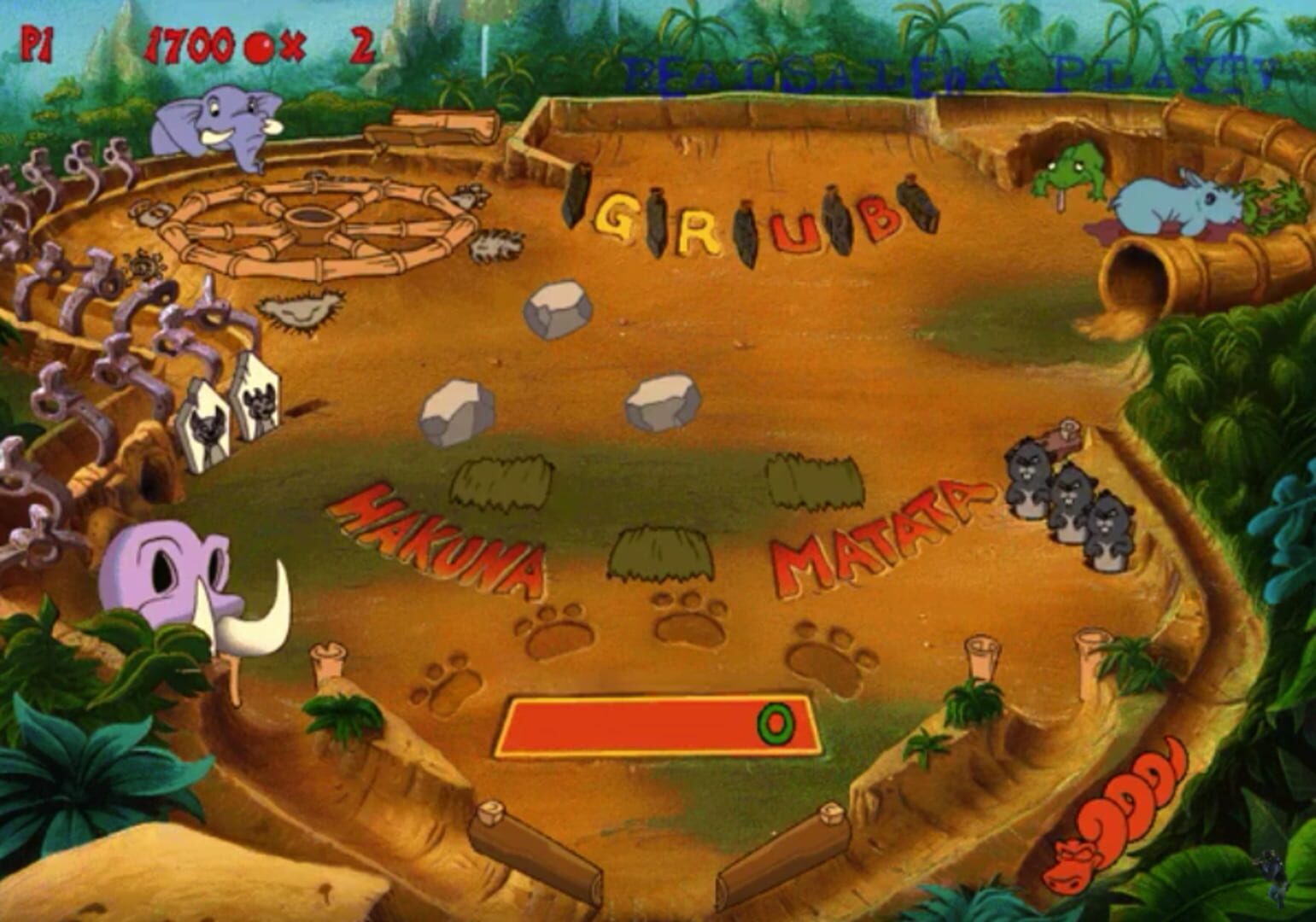 Illustration de Disney's Hot Shots: Timon and Pumbaa's Jungle Pinball