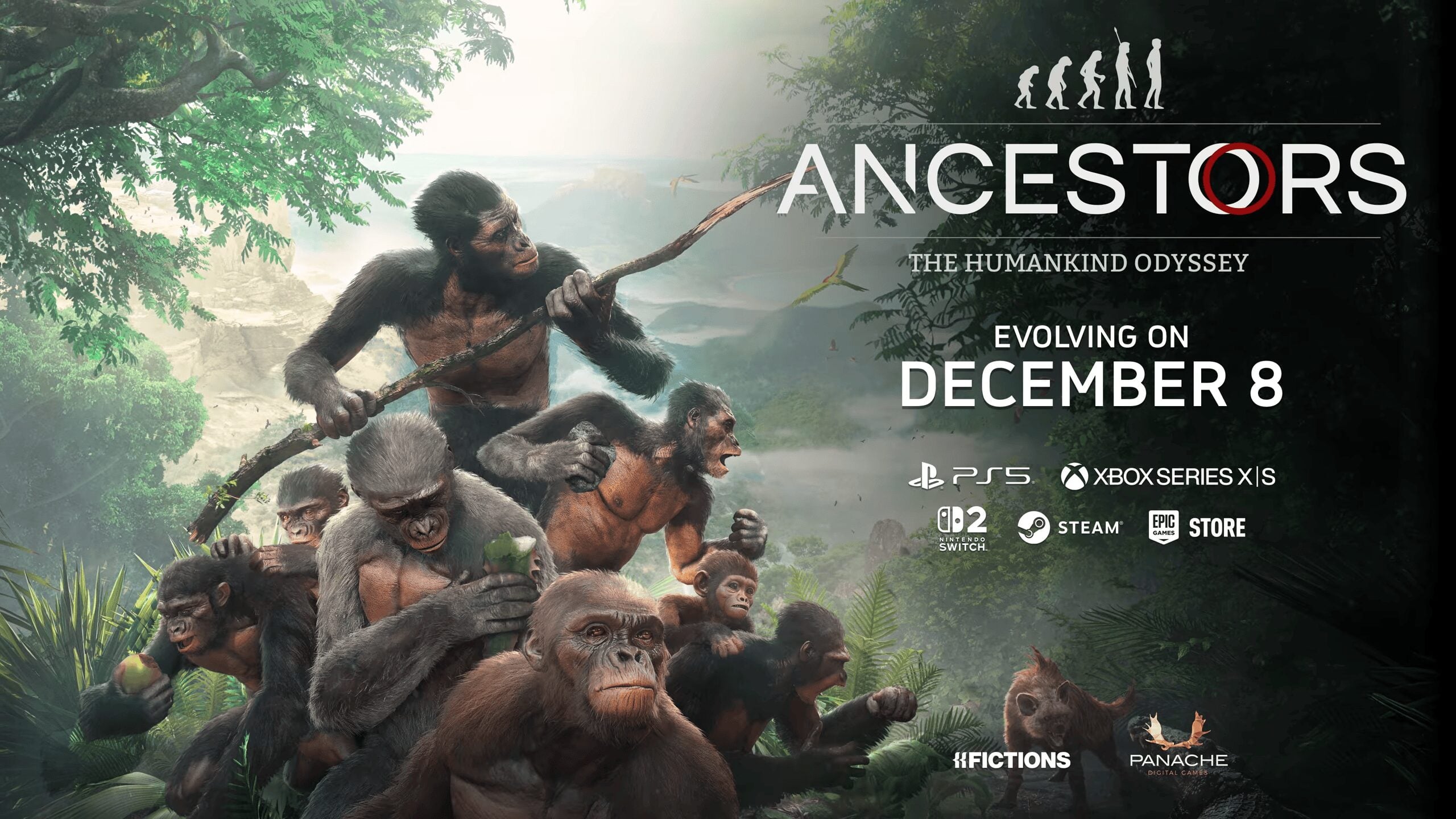 Ancestors: The Humankind Odyssey coming to PS5, Xbox Series, and Switch 2 on December 8