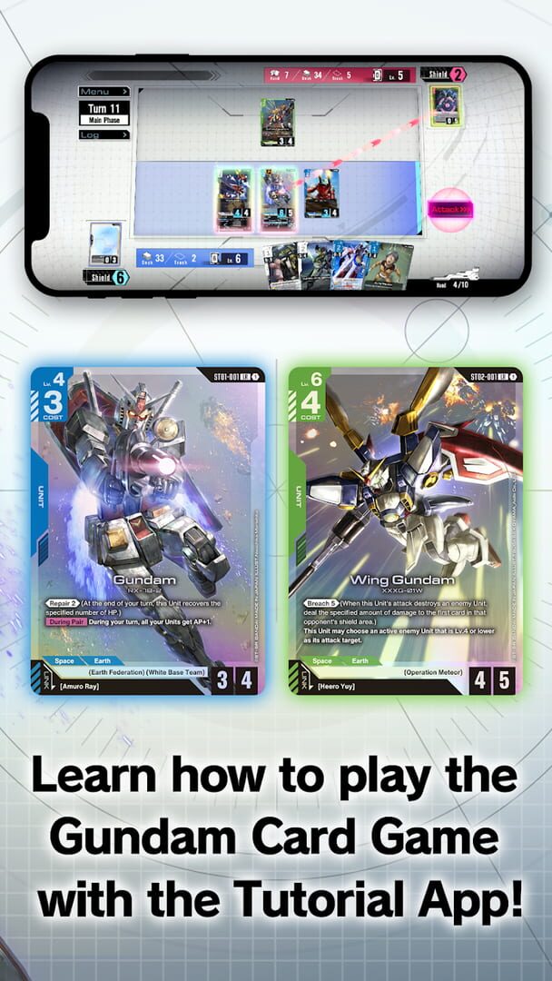 Illustration de Gundam Card Game Teaching App