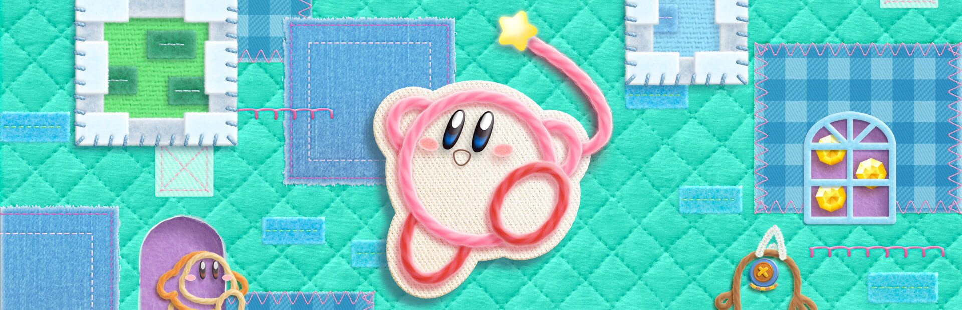 Illustration de Kirby's Epic Yarn