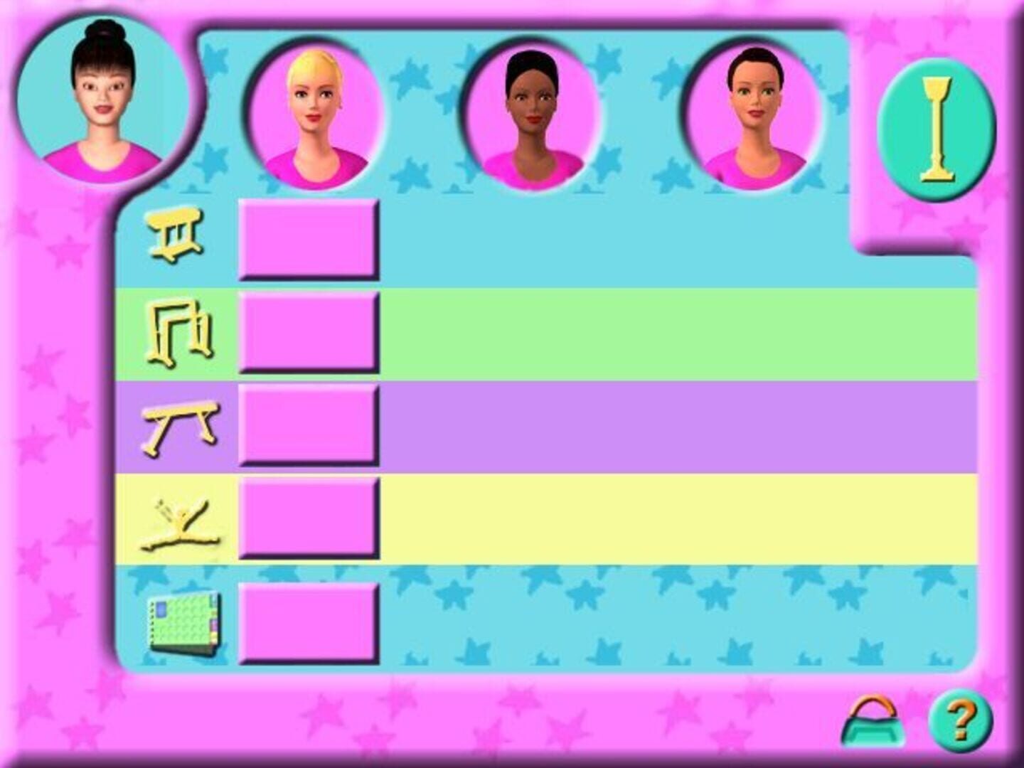 Illustration de Barbie's Team Gymnastics