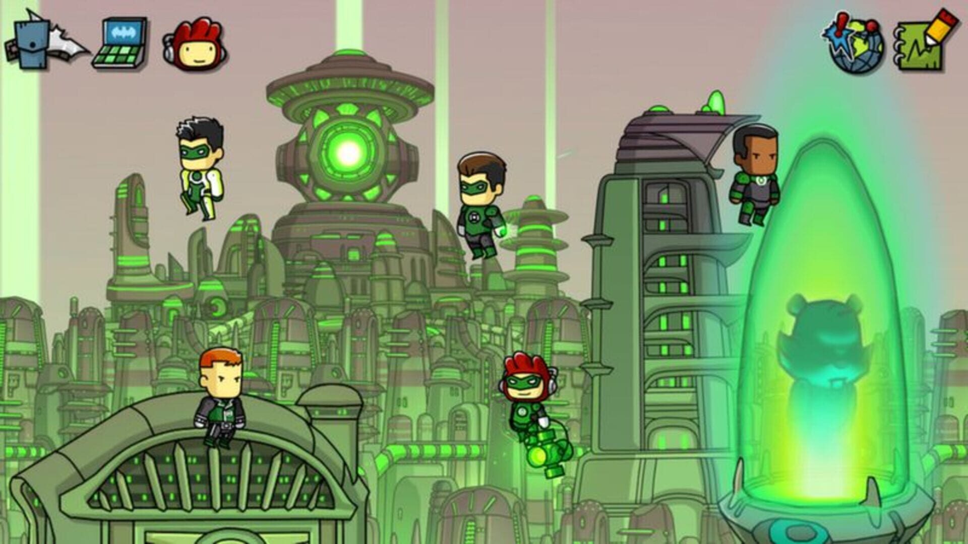 Illustration de Scribblenauts Unmasked: A DC Comics Adventure