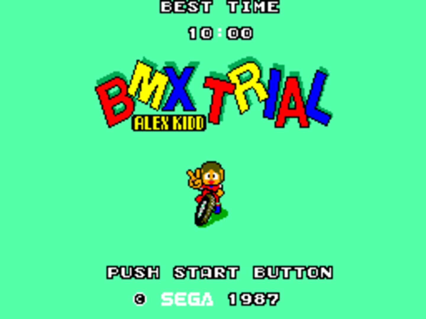 Illustration de Alex Kidd: BMX Trial