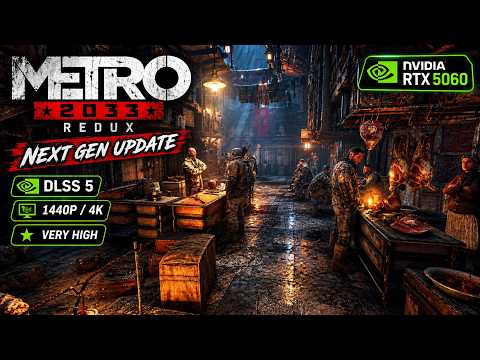 Vignette de METRO 2033 REDUX NEXT GEN UPDATE! DLSS 5 na RTX 5060 em 4K e 1440p