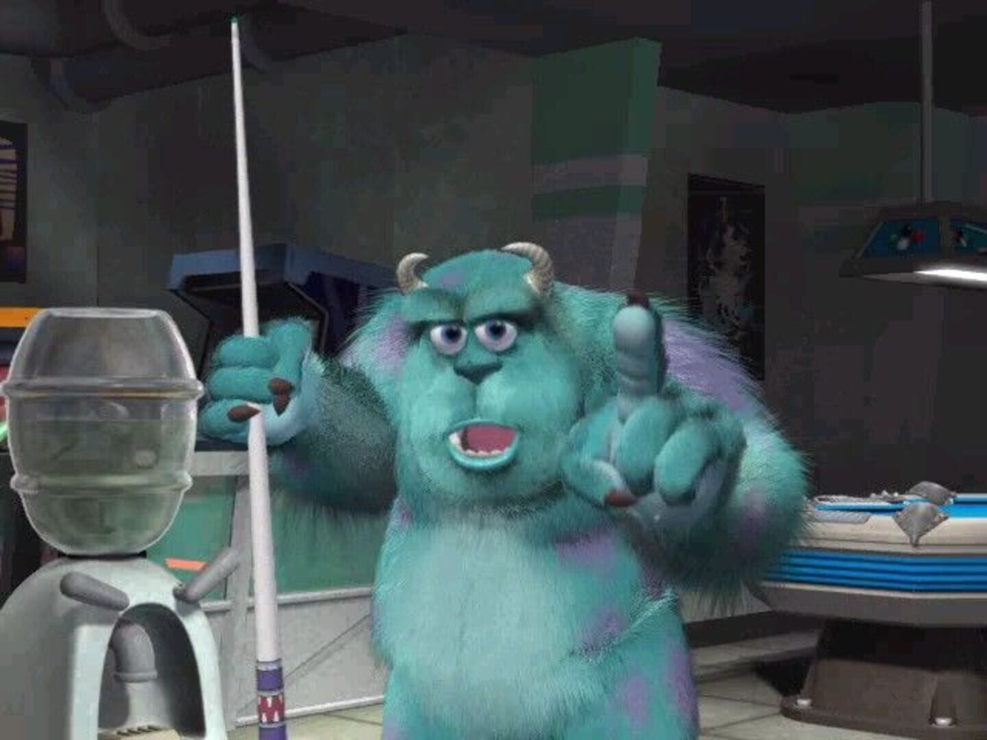 Illustration de Monsters, Inc.: Wreck Room Arcade - Eight Ball Chaos