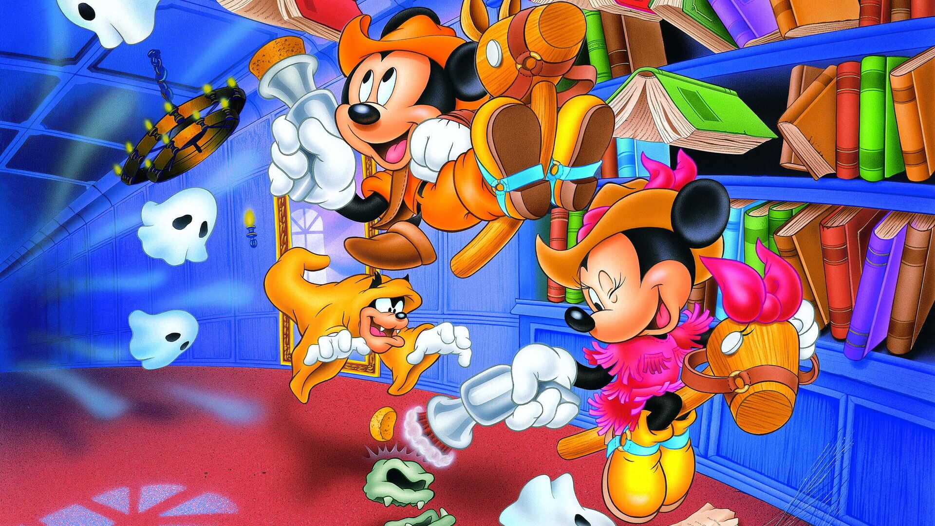 Illustration de The Great Circus Mystery Starring Mickey & Minnie
