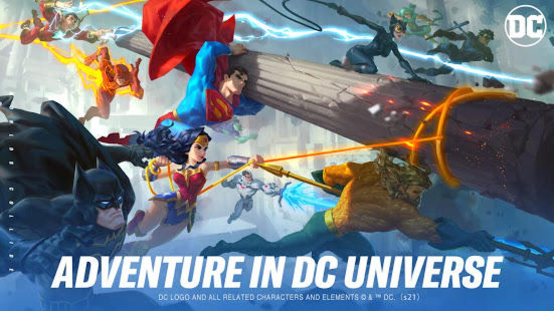 Illustration de DC Worlds Collide