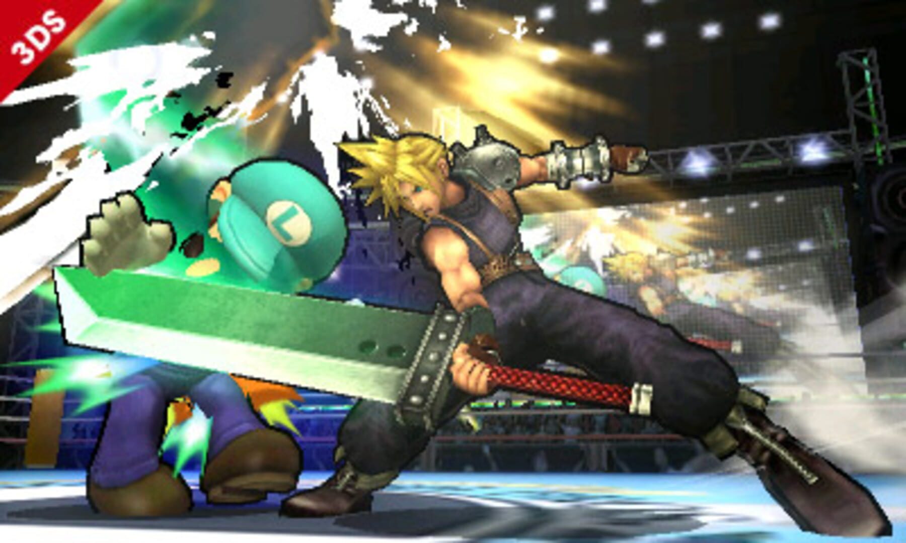 Illustration de Super Smash Bros. for Nintendo 3DS: Cloud