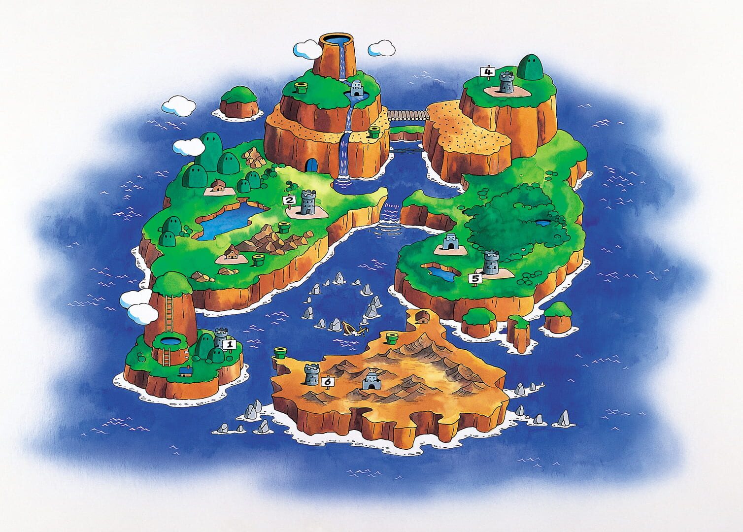 Illustration de Super Mario World