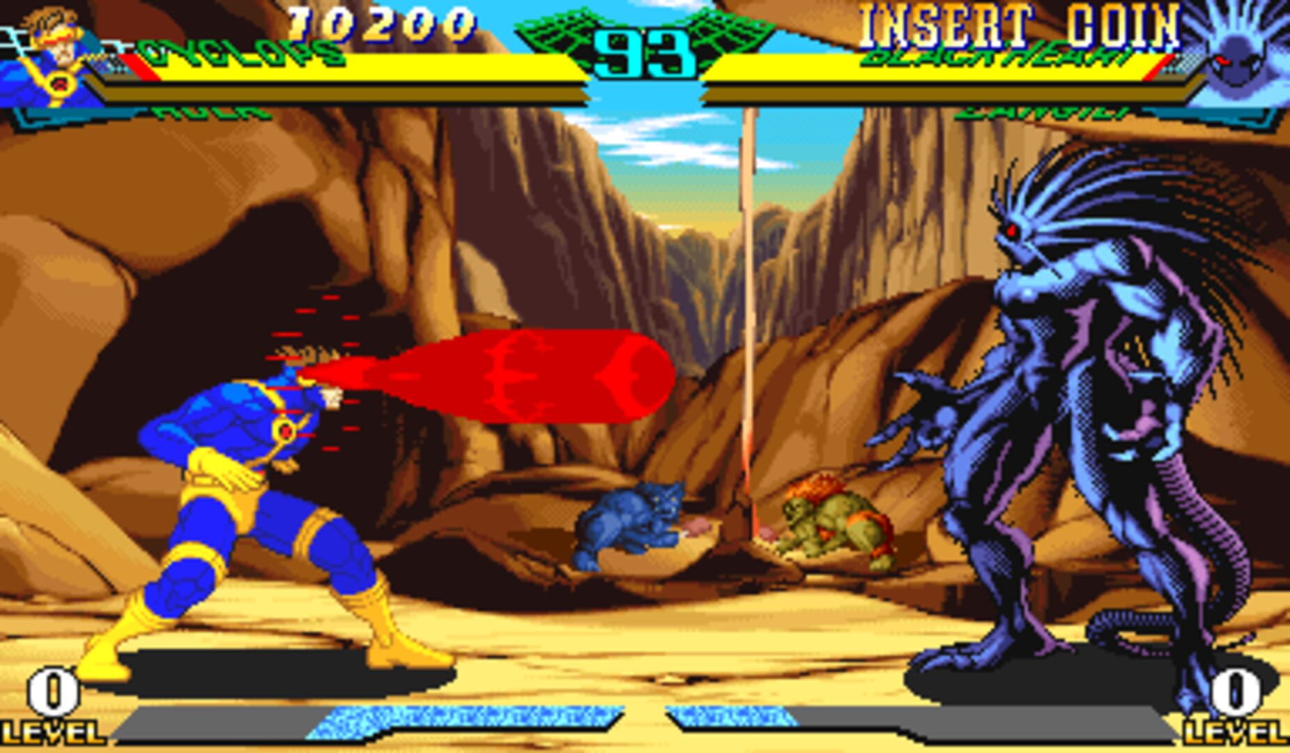 Illustration de Marvel Super Heroes vs. Street Fighter