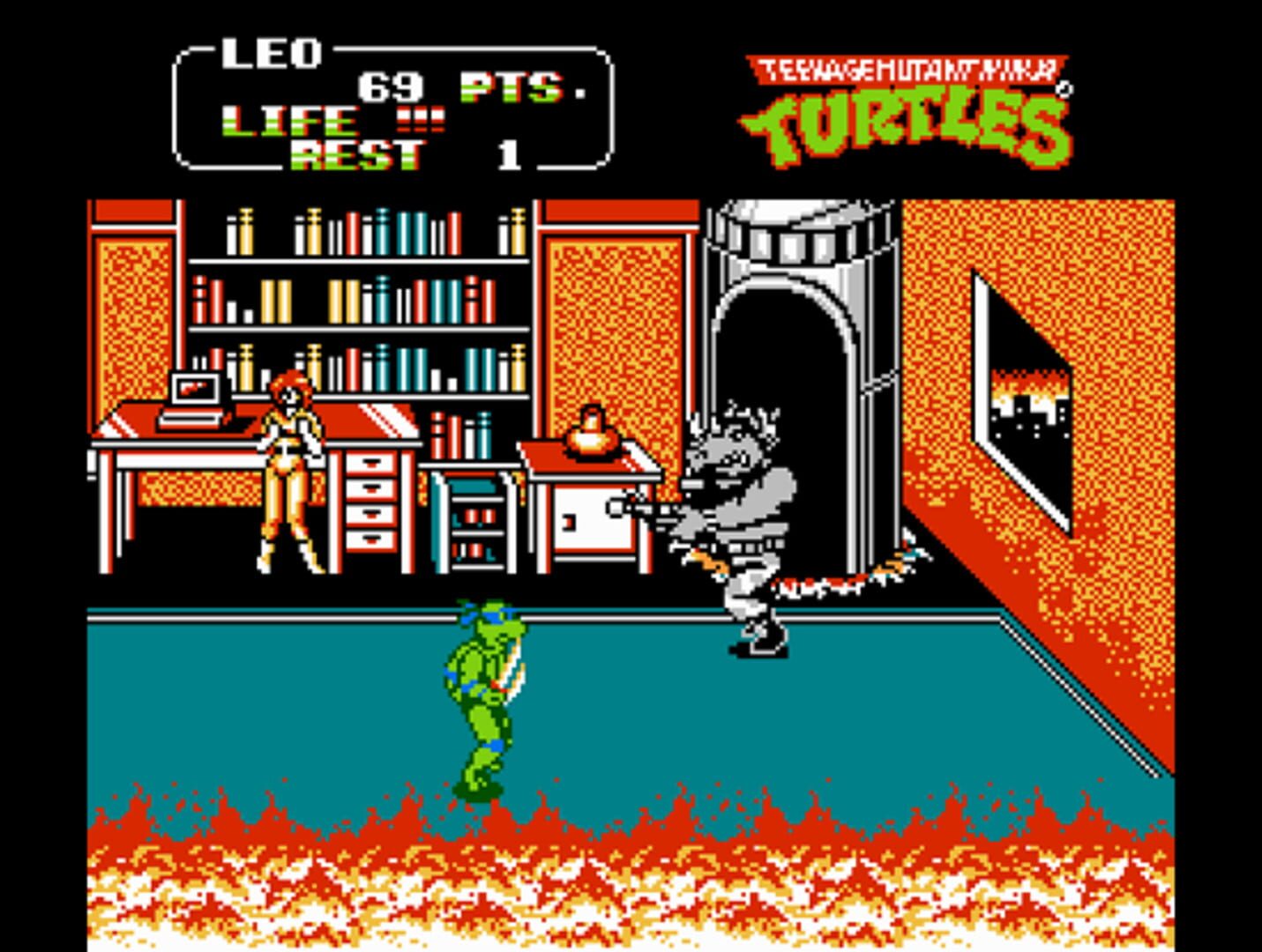 Illustration de Teenage Mutant Ninja Turtles II: The Arcade Game