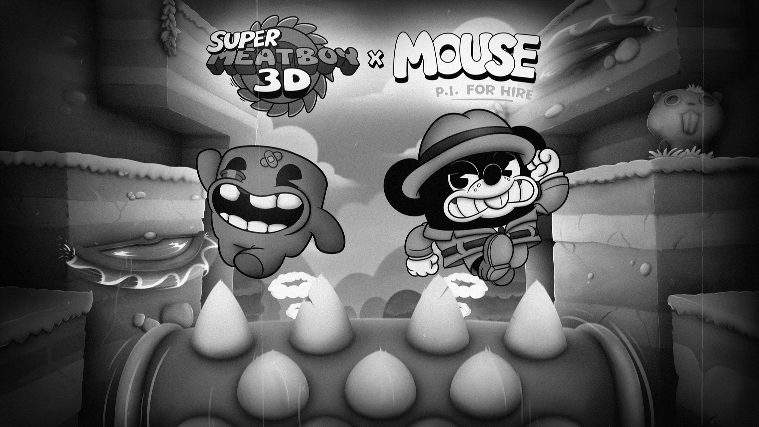 Super Meat Boy 3D x MOUSE: P.I. for Hire collaboration update now available
