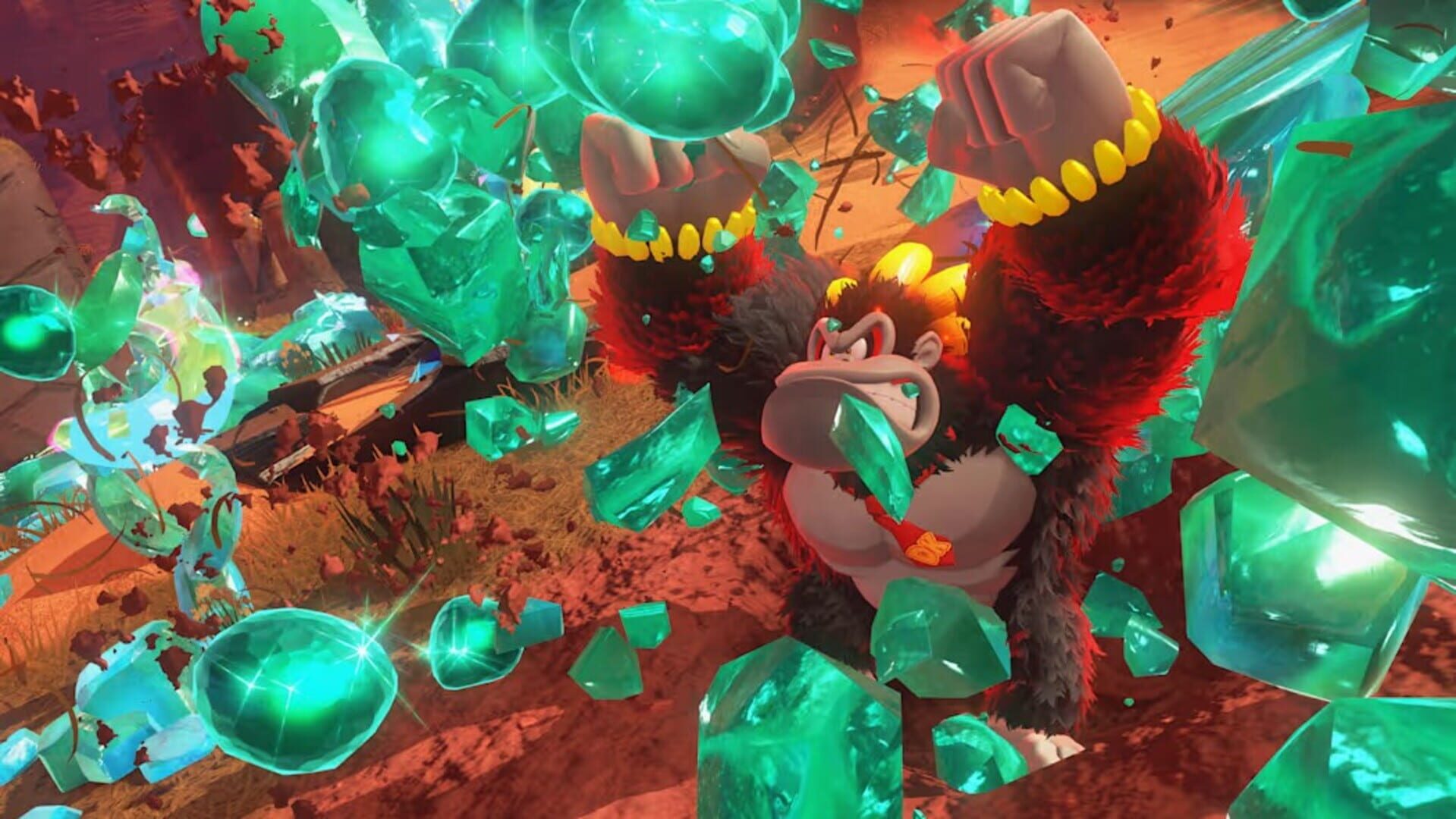 Illustration de Donkey Kong Bananza: DK Island & Emerald Rush