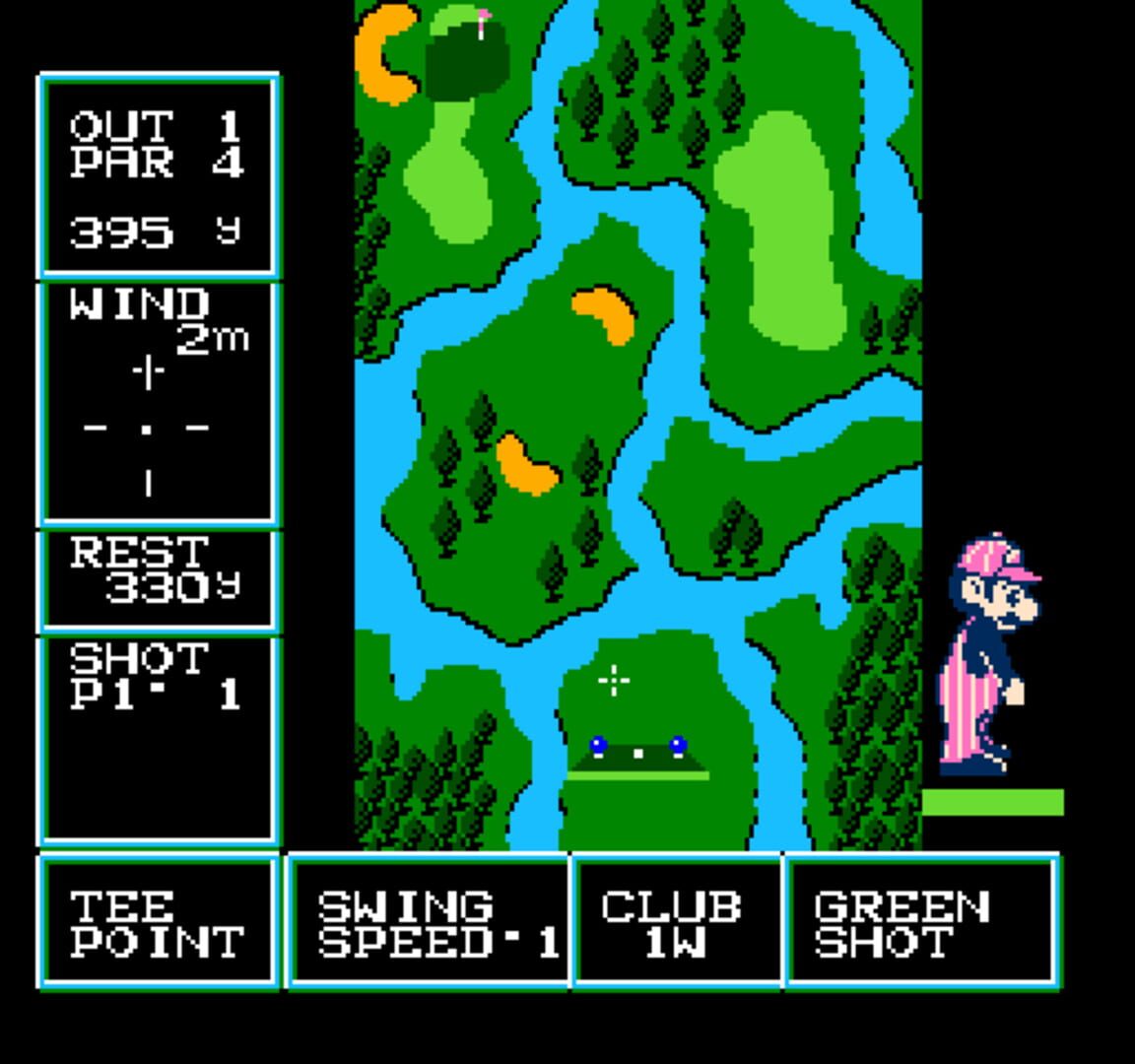 Illustration de Family Computer Golf: U.S. Course