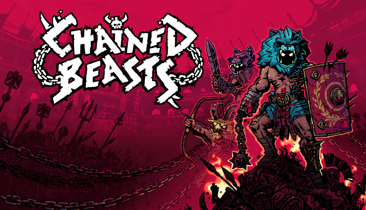鎖でつながれた4人が闘技場での戦いを生き抜く協力型ローグライトACT「Chained Beasts」,配信開始