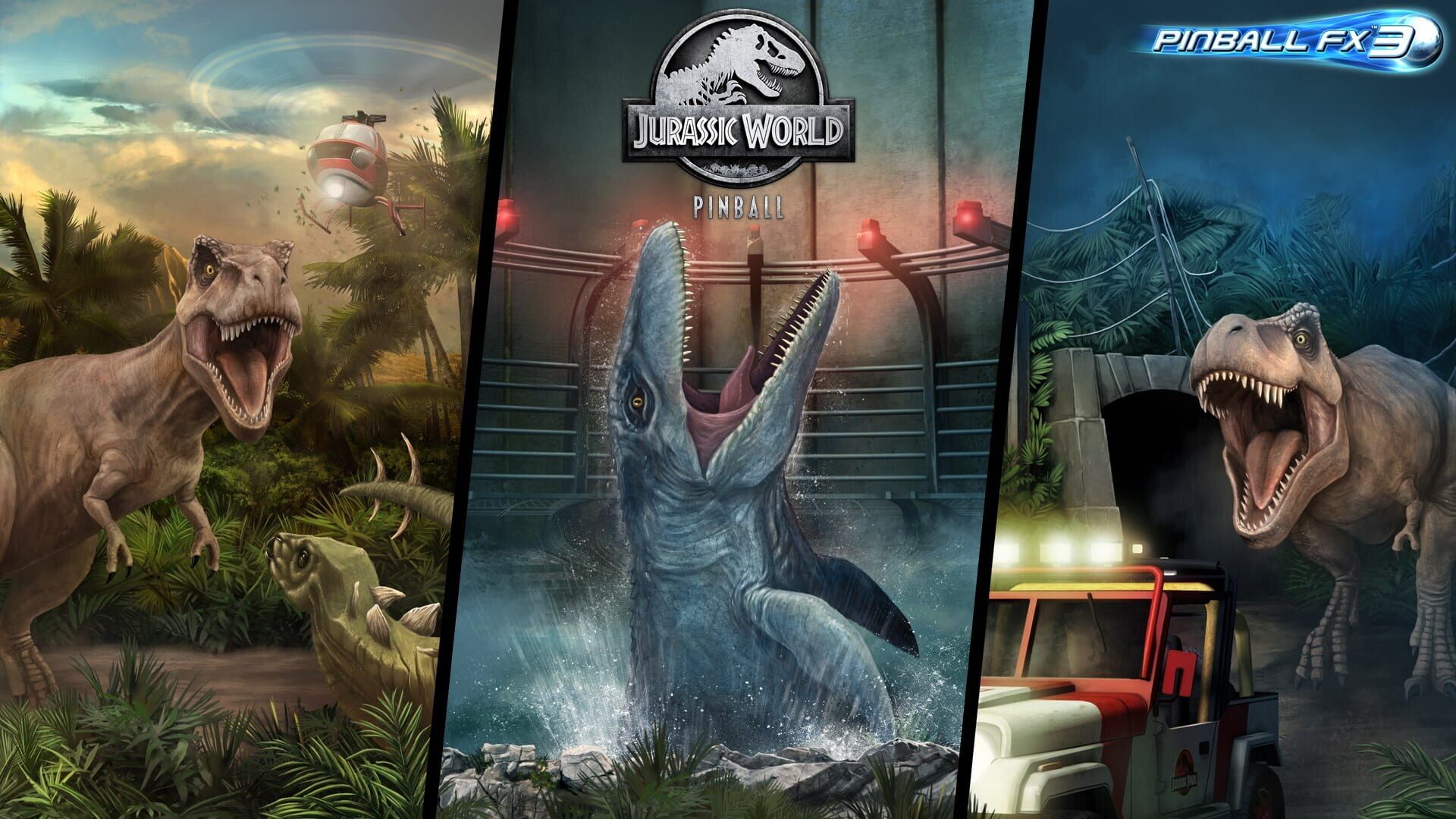 Illustration de Pinball FX3: Jurassic World Pinball