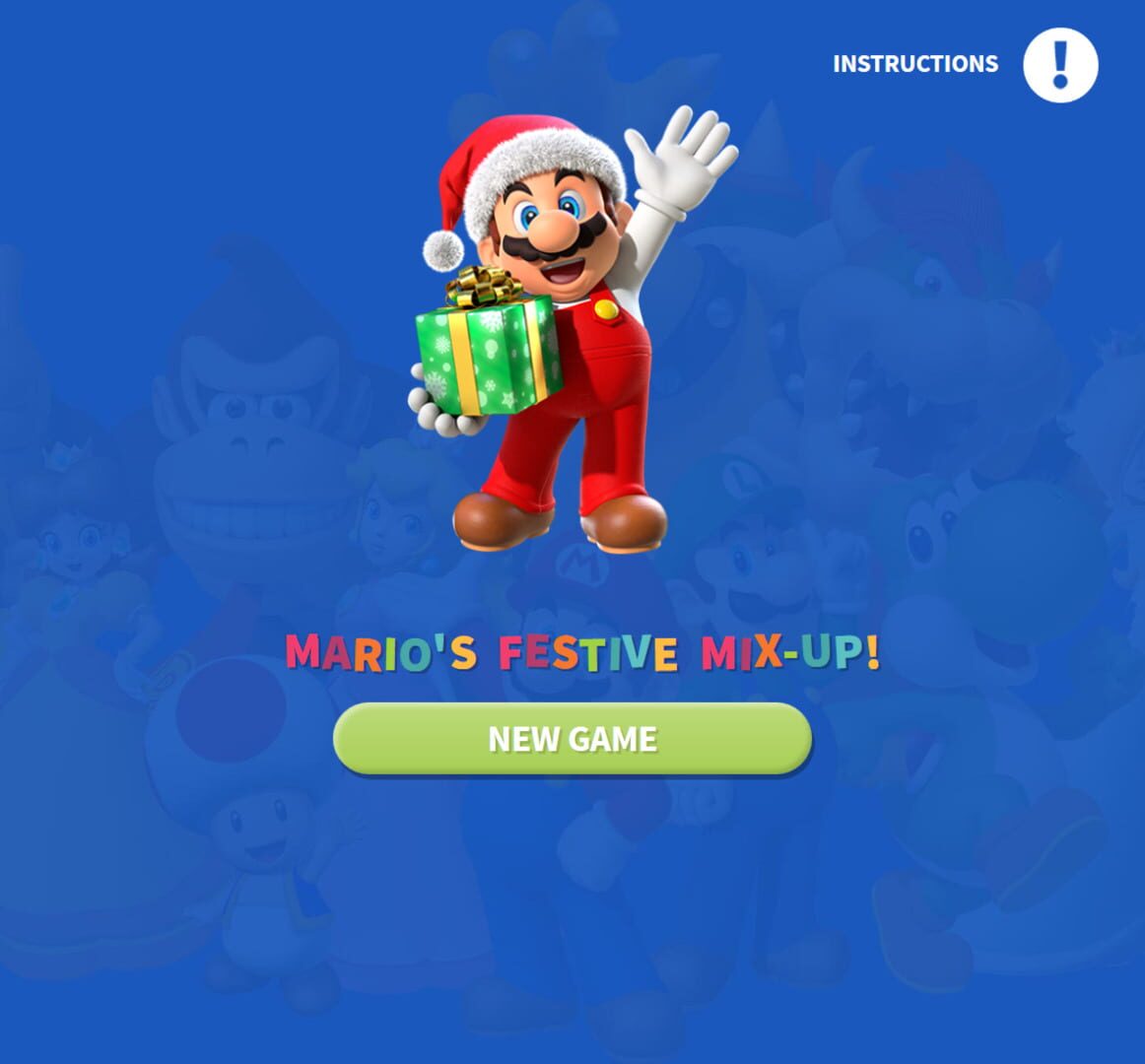 Illustration de Mario's Festive Mix-up!