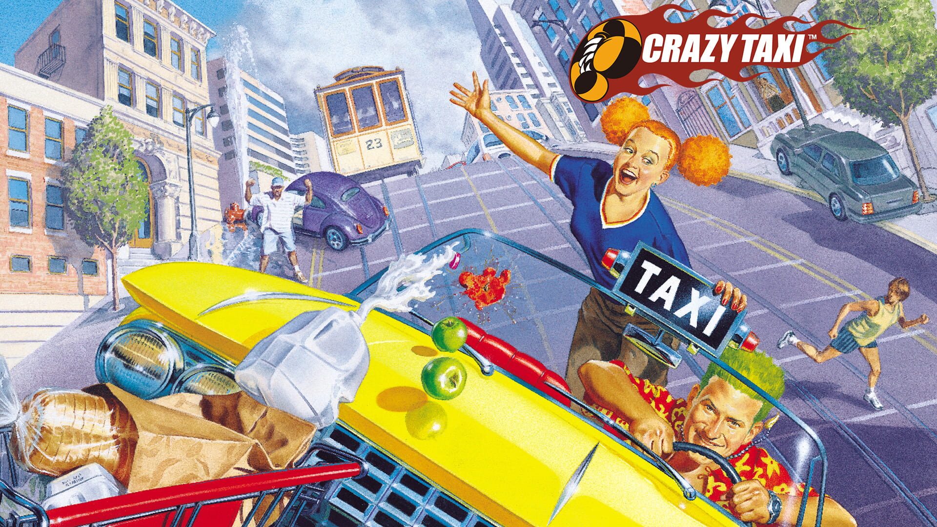 Illustration de Crazy Taxi