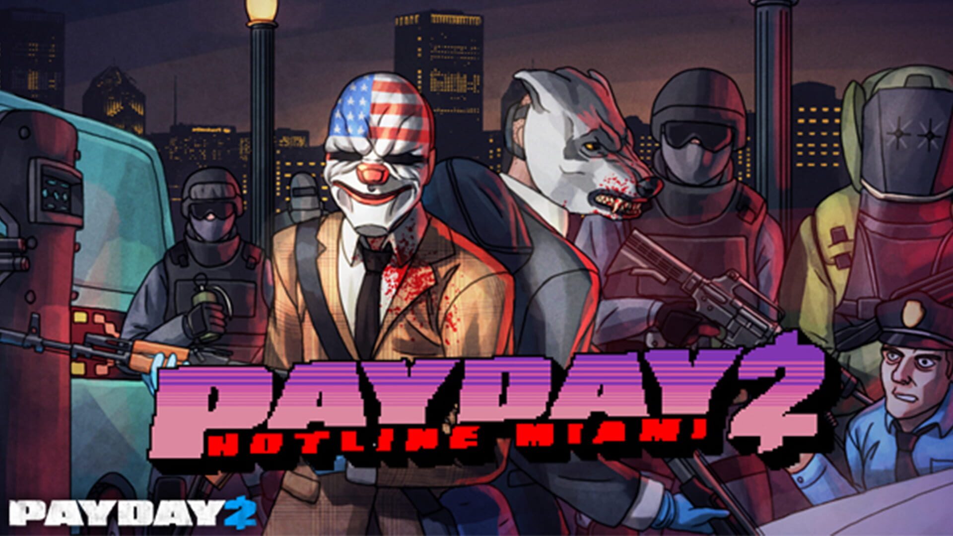 Illustration de Payday 2: Hotline Miami
